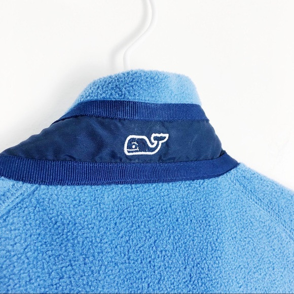 Vineyard Vines Light Blue Fleece Vest XL - Picture 6 of 6